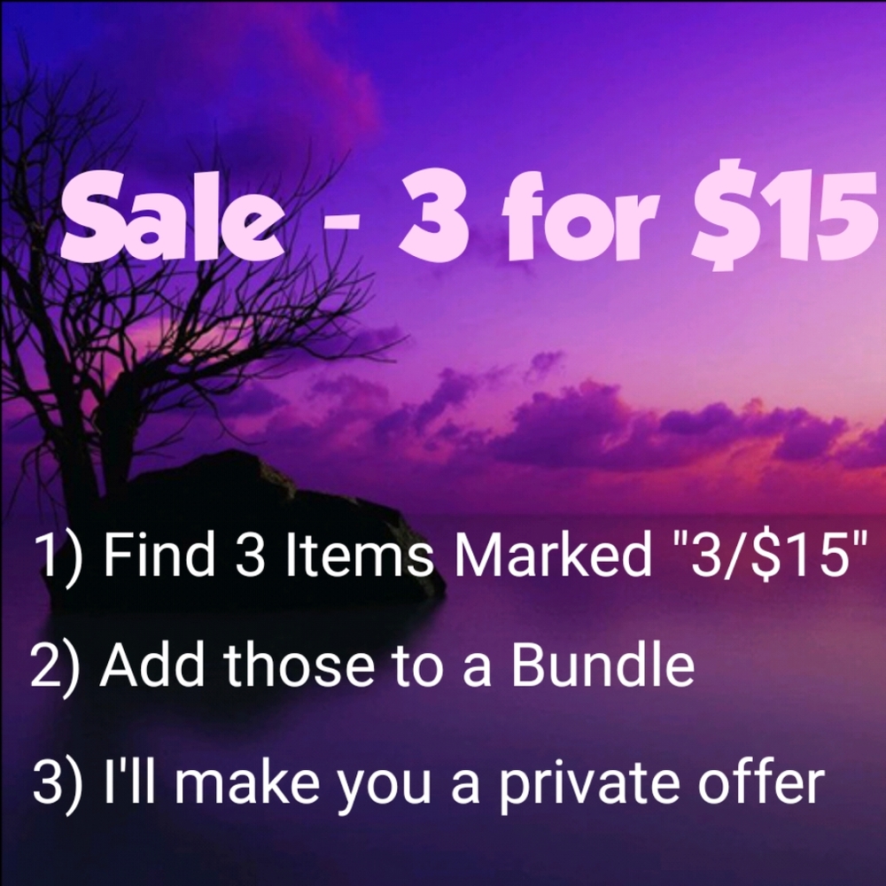 3/$15 🍎SALE